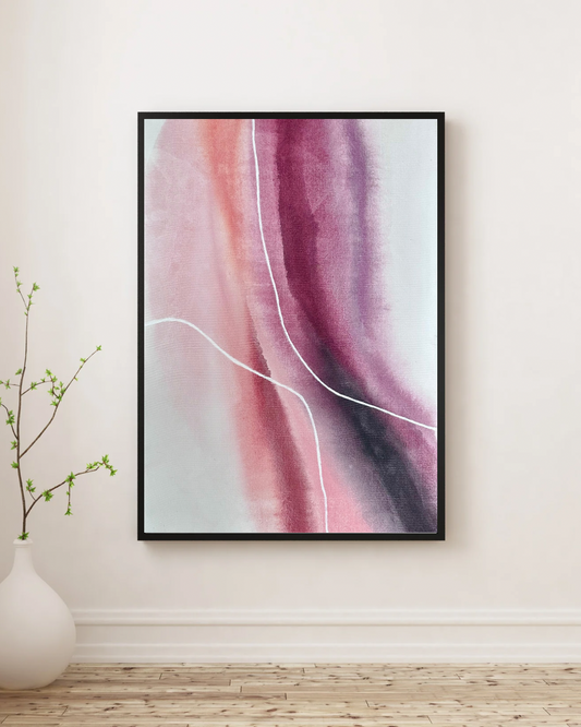 Mixed Media Painting (Feminine Hue)