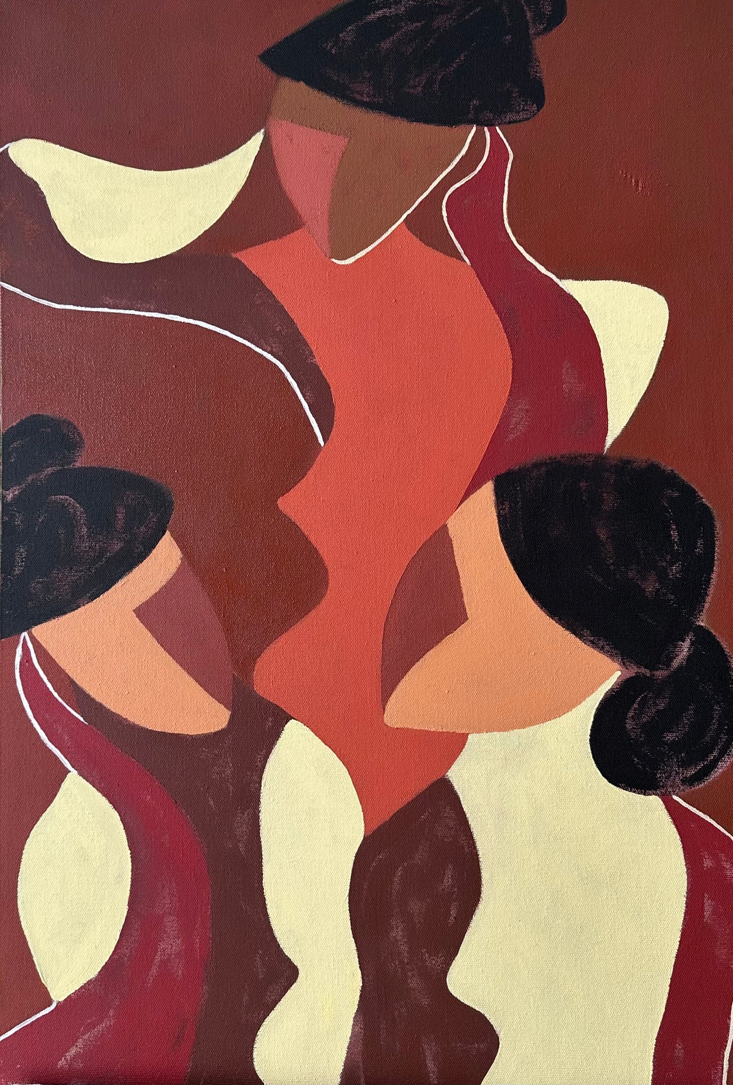 Acrylic Painting (3 women)