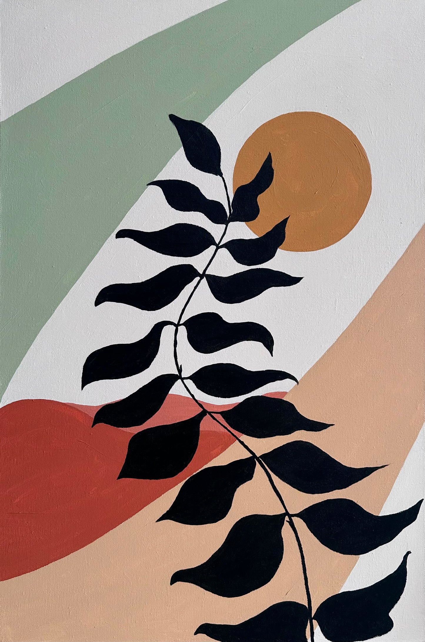 Acrylic Painting (Breezy Day)